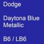 Preview: Dodge, Daytona Blue Metallic, B6 / LB6.